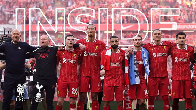 ข่าวลิเวอร์พูล - คลิป! อินไซด์แอนฟิลด์ บรรยากาศเกมหงส์ถล่มไก่ 5-1 ผงาดแชมป์ลีก