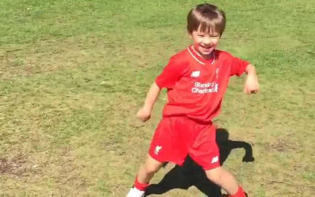 คลิปลิเวอร์พูล Lucas? son celebrates like Daniel Sturridge