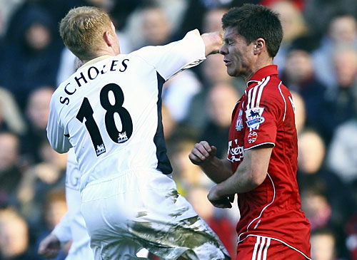 คลิปลิเวอร์พูล Liverpool vs Manchester United ? Fights, Fouls. Referees, Red cards