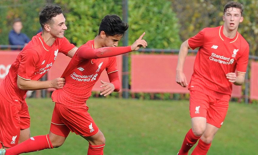 คลิปลิเวอร์พูล Yan Dhanda freekick vs Man City U18