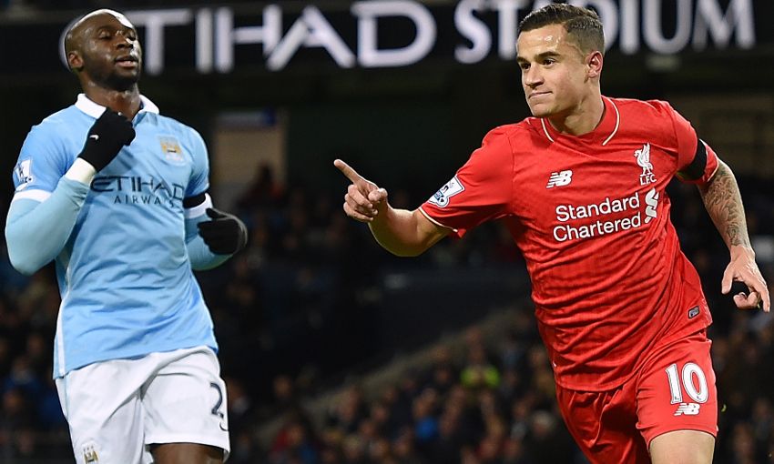 คลิปลิเวอร์พูล Phillipe Coutinho highlights vs Man City