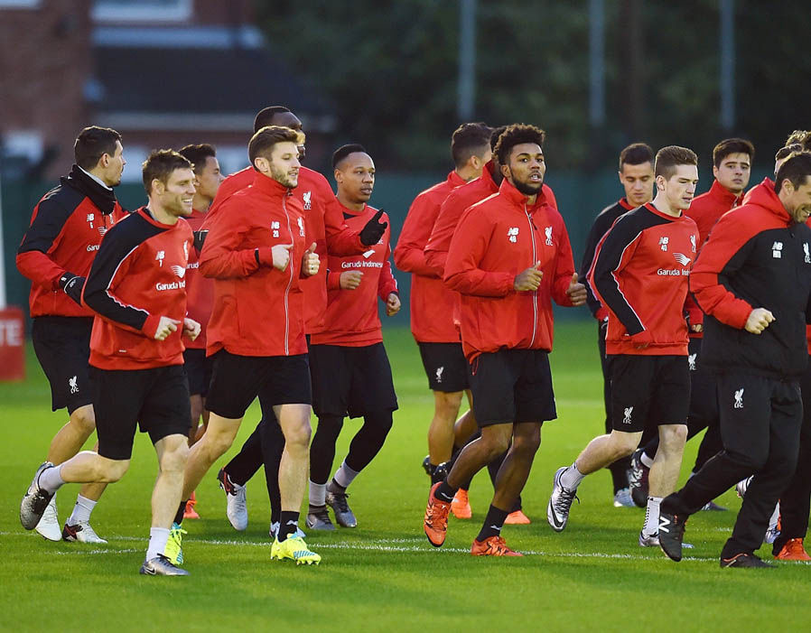 คลิปลิเวอร์พูล Liverpool FC Training at Melwood ahead of Stoke City