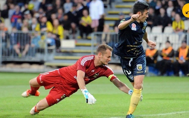 คลิปลิเวอร์พูล Luis Garcia scores for Central Coast Mariners vs Wellington Phoenix