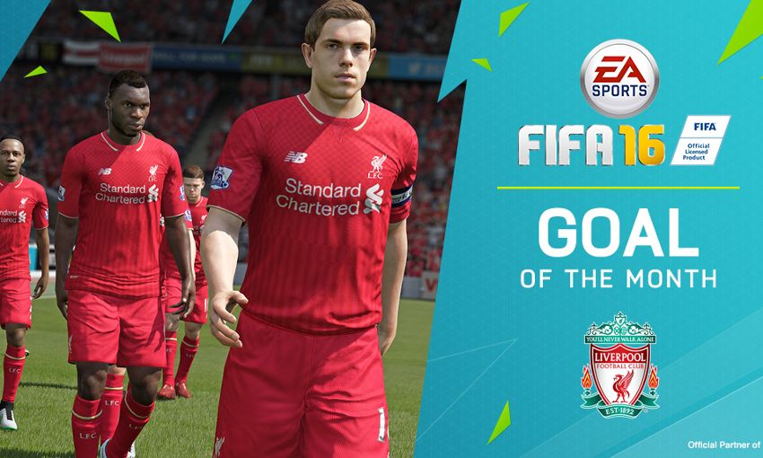 คลิปลิเวอร์พูล Liverpool Goals of the Month (January 2016)