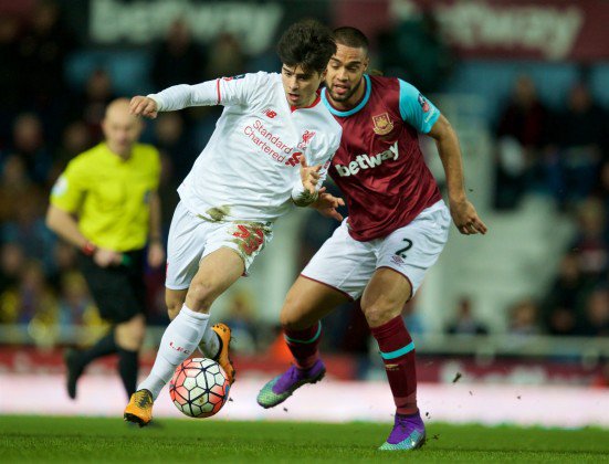 คลิปลิเวอร์พูล Joao Carlos Teixeira highlights vs West Ham