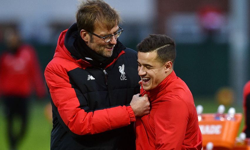 คลิปลิเวอร์พูล Liverpool FC Training at Melwood ahead of Man City