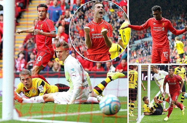 คลิปลิเวอร์พูล Highlights Liverpool 4-0 Dortmund 2014