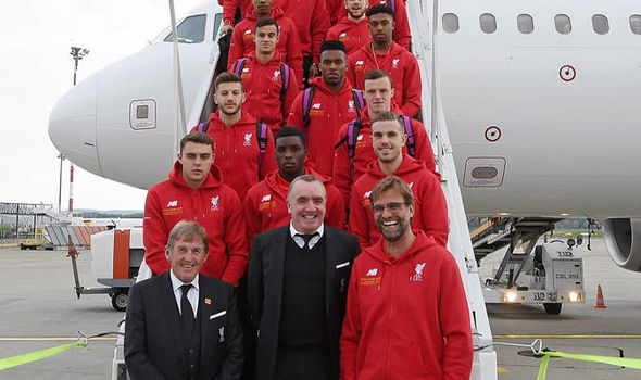 คลิปลิเวอร์พูล ll smiles as the Reds arrive in Basel