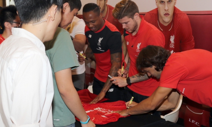 Huge crowd for Clyne, Markovic and Moreno