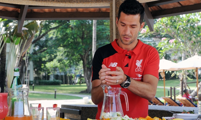 Luis Garcia: He really does drink sangria