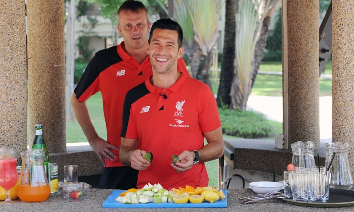 Luis Garcia: He really does drink sangria