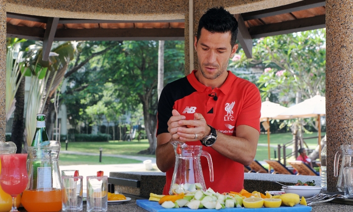 Luis Garcia: He really does drink sangria