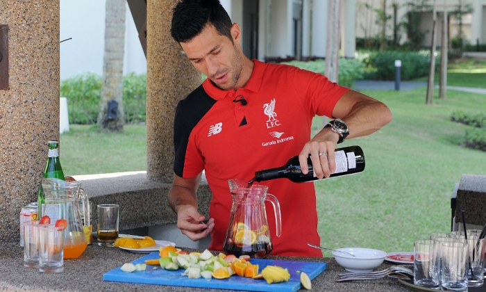 Luis Garcia: He really does drink sangria