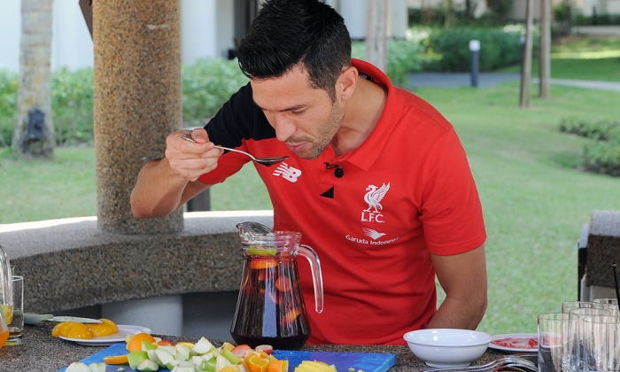 Luis Garcia: He really does drink sangria