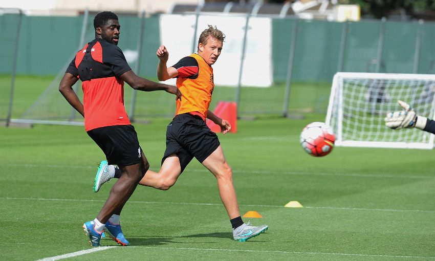 ภาพการฝึกซ้อมของนักเตะลิเวอร์พูล ก่อนเกมกับเวสต์แฮม ยูไนเต็ด ภาพการฝึกซ้อมของนักเตะลิเวอร์พูล ก่อนเกมกับเวสต์แฮม ยูไนเต็ด