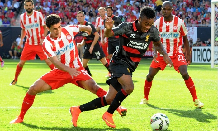 ภาพเกมอุ่นเครื่องระหว่าง ลิเวอร์พูล 1-0 โอลิมเปียกอส ภาพเกมอุ่นเครื่องระหว่าง ลิเวอร์พูล 1-0 โอลิมเปียกอส