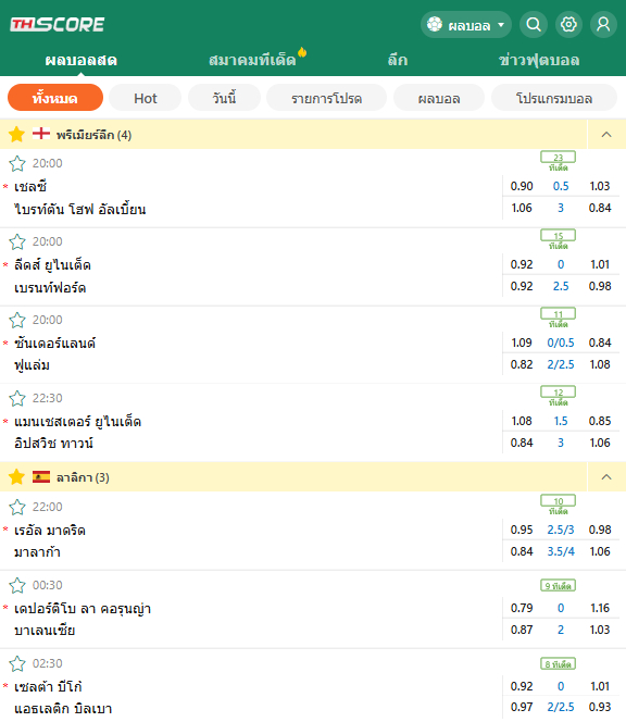 เว็บบอร์ดลิเวอร์พูล : ? Best Live Score Sites in 2026: AI Football Data Guide